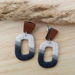 "Kira" - kolczyki z gliny polimerowej. - lekkie i wygodne