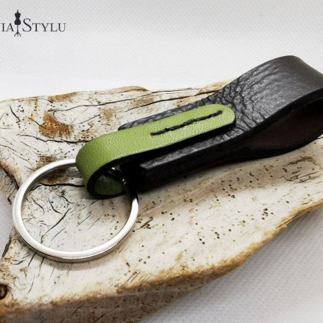 Męski brelok skórzany 