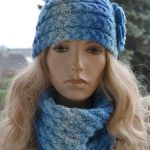 komplet w odcieniach niebieskiego REZERWACJA - zimowy komplet