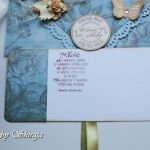 Kopertówka z okazji ślubu-'złote motyle' - 