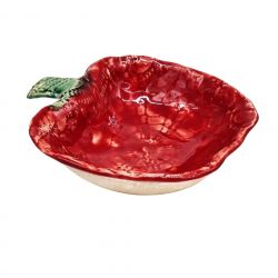 Miseczka Ceramiczna w Kształcie Czerwonego Jabłuszka – Ręcznie Robiona