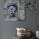 Obraz akryl na płótnie GOLD - kobiecy obraz