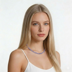 Subtelny naszyjnik z Tanzanitu 