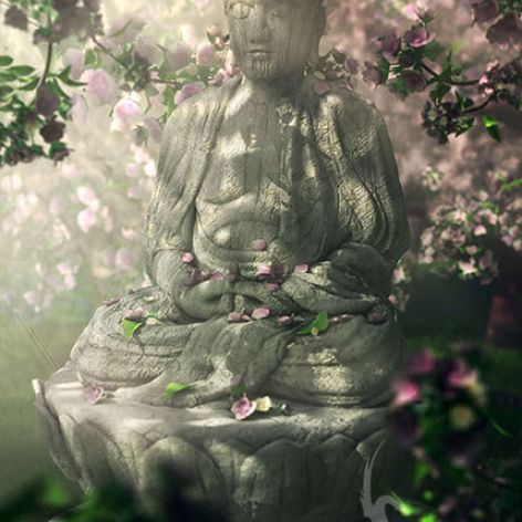 Obraz - Budda - płótno - orientalny