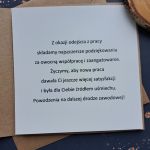 Kartka na odejście/pożegnanie w pracy  - 