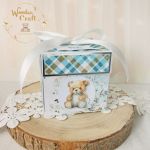 Exploding box na chrzest "BlueFlowes 1"GOTOWY - 