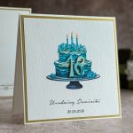 Kartka na 18 urodziny z pudełkiem, BH 31 - Kartka na 18 urodziny