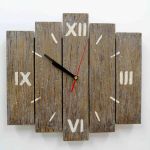 Zegar ścienny drewniany mały c.rzymskie - Zegar drewniany mały 1