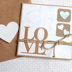 kartka ślubna lub miłosna :: love
