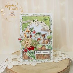 Urodzinowa kartka leśnym klimacie "Woodland2"