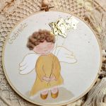 obrazek z aniołem stróżem na chrzest - Anioł Stróż dla dziecka