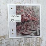  Elegancka kartka 30 urodziny 30tka  - 