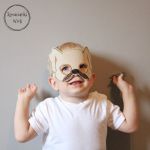 Maska dla dzieci i dorosłych - PIES/SZCZENIAK - Maska pies/szczeniaczek 3