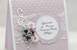 Zaproszenia Na Komunię Ręcznie Robione Scrapbooking I