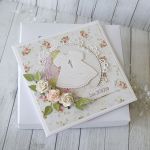 Pamiątka Chrztu Świętego - na różowo v.11 - kwiaty1a