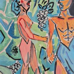 obraz olejny akt fowizm i ekspresjonizm