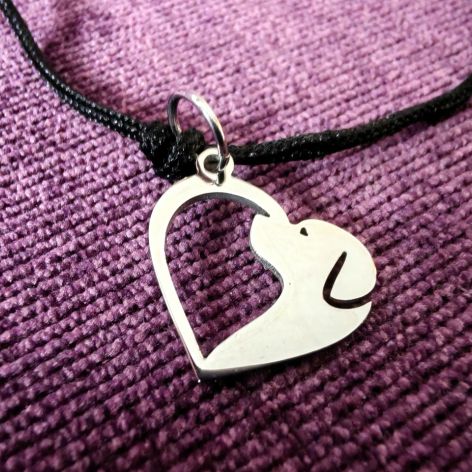 Bransoletka pies + serce