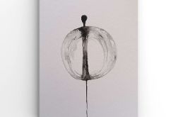 Postać-akwarela formatu 32/24 cm.