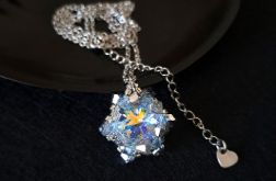 Błękitny Naszyjnik "Crystal Vitrail"