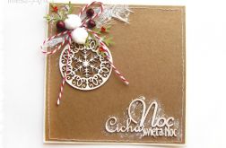 eko Kartka świąteczna z bombką