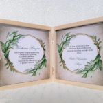 Pamiątka Pierwszej Komunii Świętej-Pudełko na pieniądze- PPK05 - drewniana pamiątka Komunii Świętej