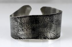 .Pognieciona - metalowa bransoleta