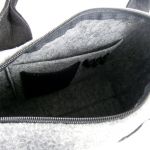 Grey & black cat/strap - 