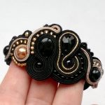 Komplet sutasz Czerń, Beż, Złoto Zamówienie dla kika15453  - 