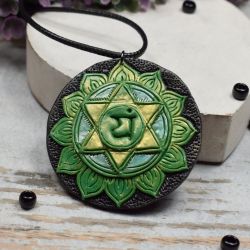 Wisior Anahata - duży wisiorek czakry serca