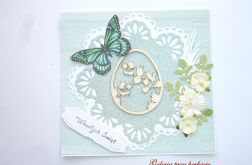 Kartka wielkanocna z pisanką nr 3