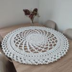 Serweta szydełkowa ze sznurka 90cm - Serweta okrągła