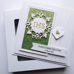 Oryginalna kartka komunijna personalizowana