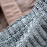 Shopperka z grubego niebieskiego sztruksu - 