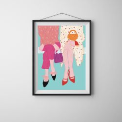 Plakat Summer Outfits 50x70cm