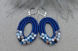 "BLUEBELLE” kolczyki szydełkowe