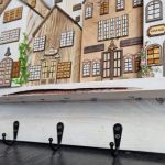 Wieszak - drewniane domki - na klucze i inne drobiazgi 23 - 