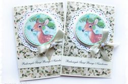 Kartka świąteczna z sarenką