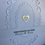 Zaproszenie ślubne! Otwierane z kopertą! - 
