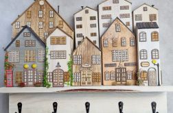 Wieszak - drewniane domki - na klucze i inne drobiazgi 23