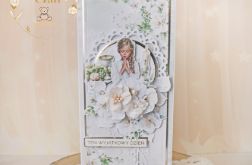 Kartka komunijna pamiątka "Bright 2" GOTOWA