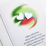 Kartka ŚLUBNA - Udane małżeństwo zależy... - Minimalistyczna kartka na ślub
