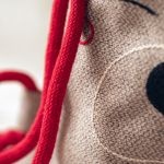 Beżowy workoplecak dziecięcy miś I - 