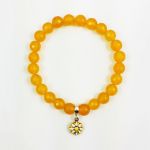 Bransoletki srebrne z kwiatkami. - Bransoletka srebrna z kwiatkiem.