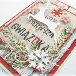 Kartka świąteczna z reniferem 9