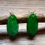 Kolczyki z żywicy epoksydowej -TAJEMNICZY LAS - Kolczyki z żywicy epoksydowej -TAJEMNICZY LAS