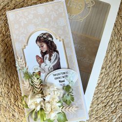 215,Kartka na komunię w pudełku dla dziewczynki 2