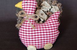 Kraciasta gąska na drewnianych "wrotkach"