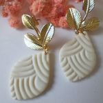 "Dafne" v.2 - kolczyki z gliny polimerowej. - eleganckie i wygodne