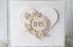 Zaproszenie komunijne z sercem v.1