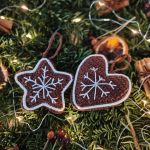 Świąteczne pierniczki - komplet ozdób choinkowych - 
